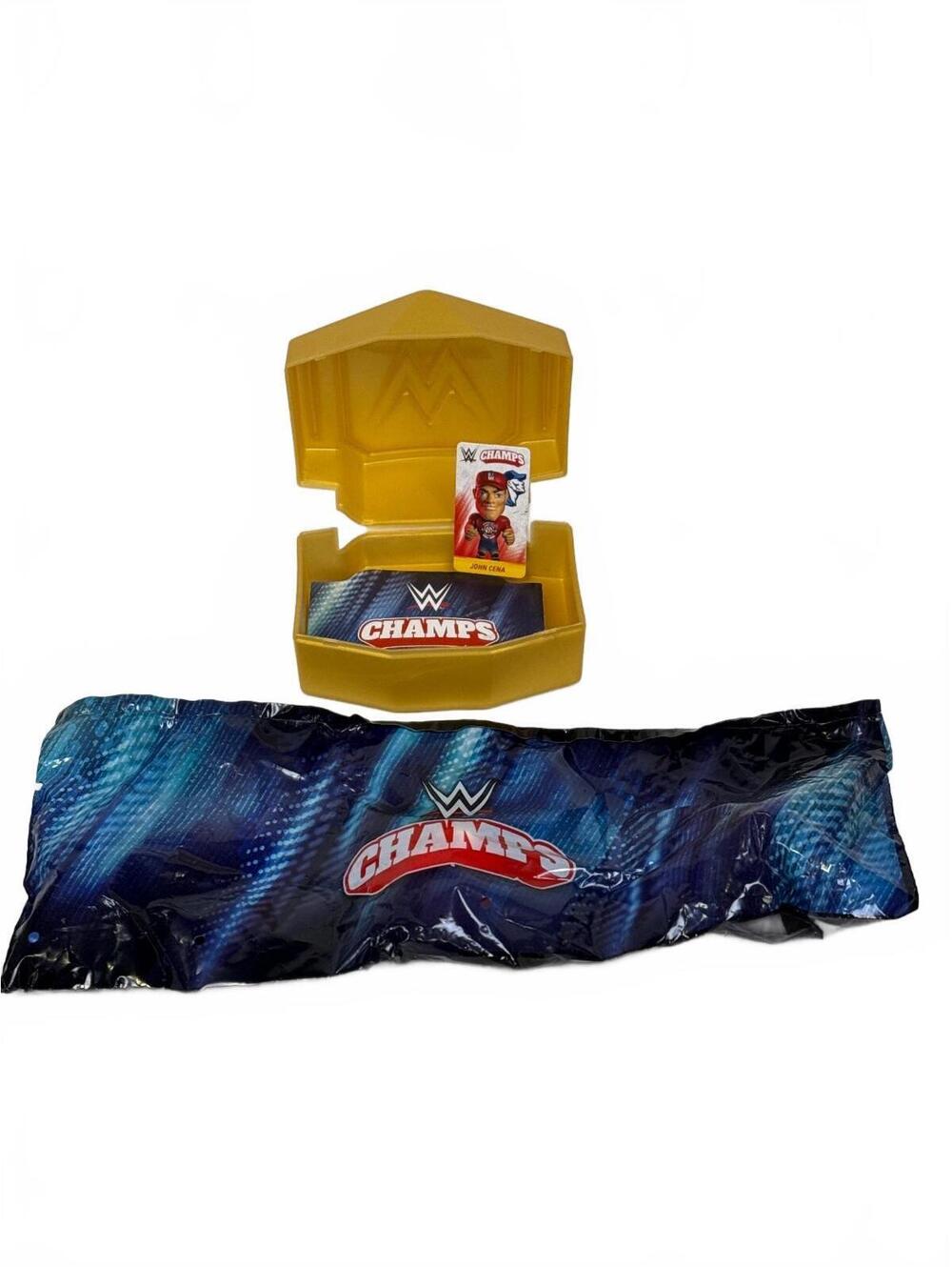 WWE Champs John Cena Collectible Figure with Gold Belt Case NIP